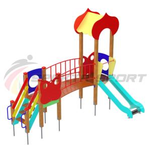 Купить Детский игровой комплекс Полянка ДИК 1603 в Междуреченске 