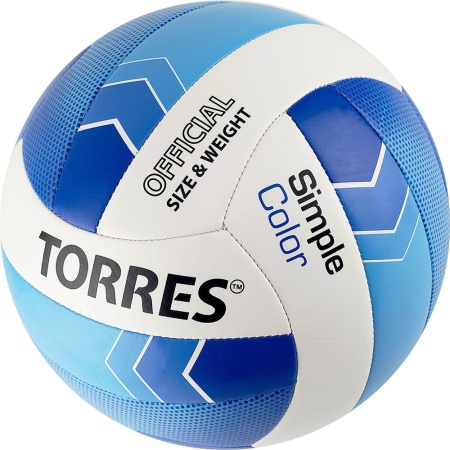 Купить Мяч волейбольный Torres Simple Color любительский р.5 в Междуреченске 